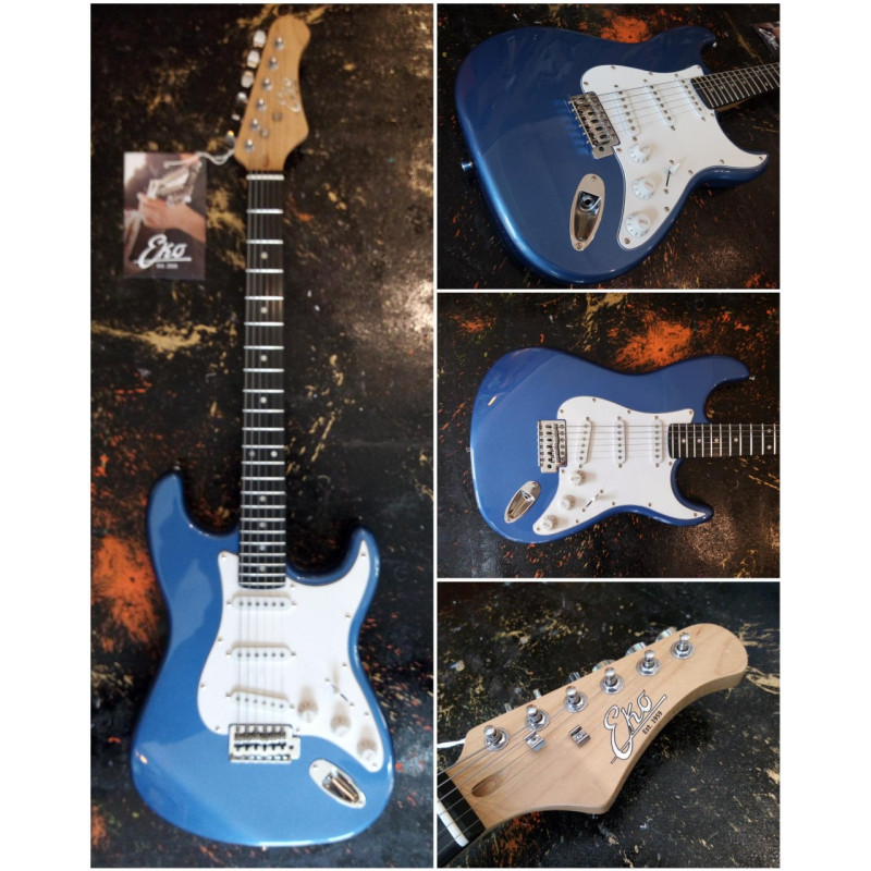 Eko chitarra elettrica S300 Metallic Blue 4/4 